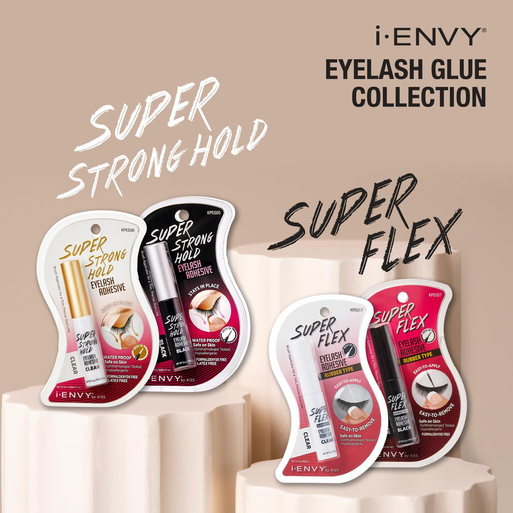 i-ENVY by Kiss natural-looking lash bonds with thin adhesive line