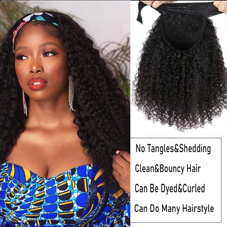 iesste headband wig glueless cap construction highlighted for comfortable wear.