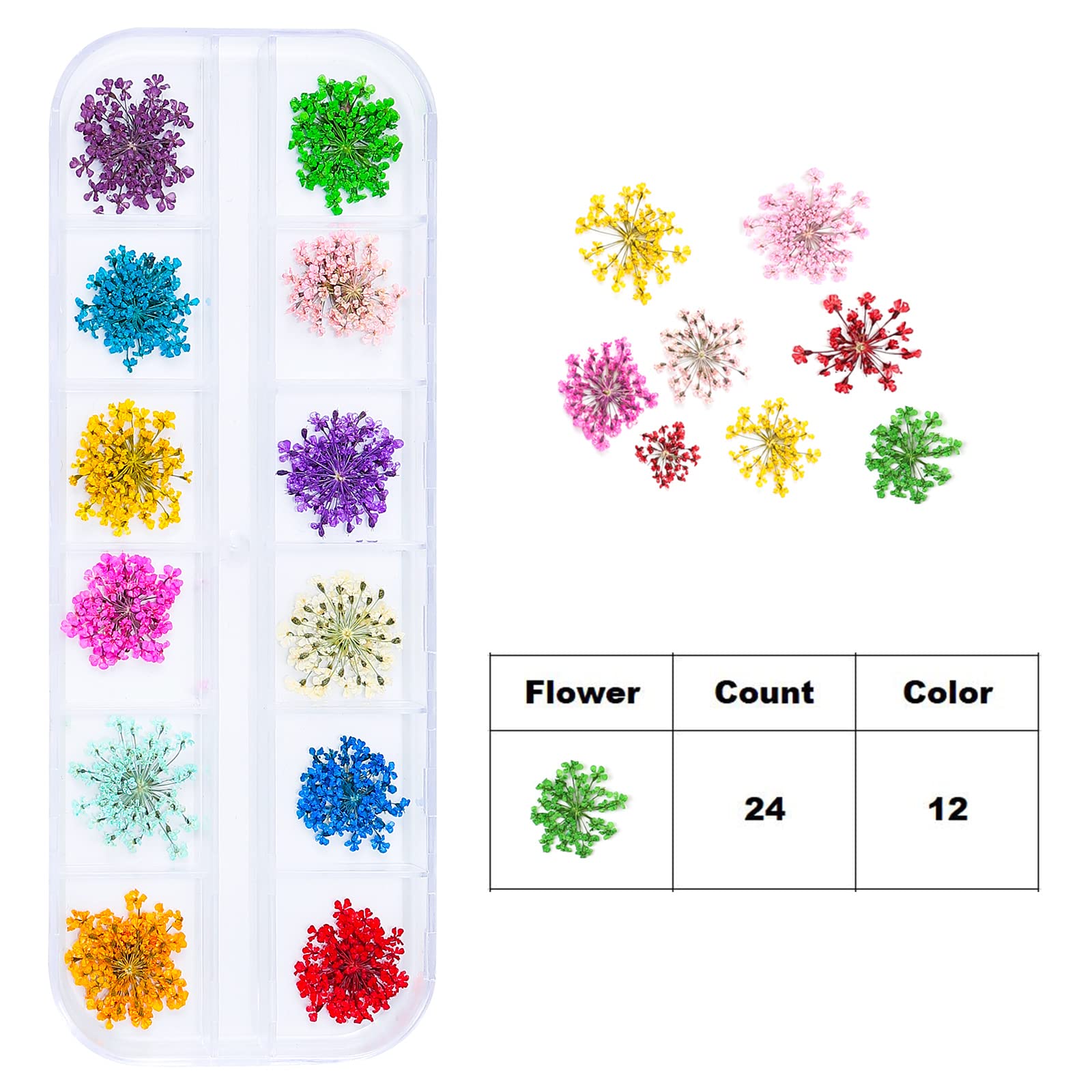 iFancer natural-petals dried flowers support eco-friendly, vibrant resin projects