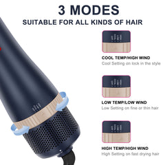 IG INGLAM negative ions technology reduces static for healthier-looking shine.