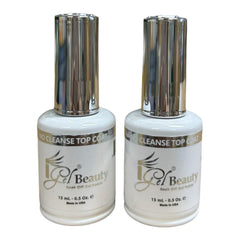IGEL Impeccable Gel Top Coat 2-pack offers lasting shine and no-cleanse ease.