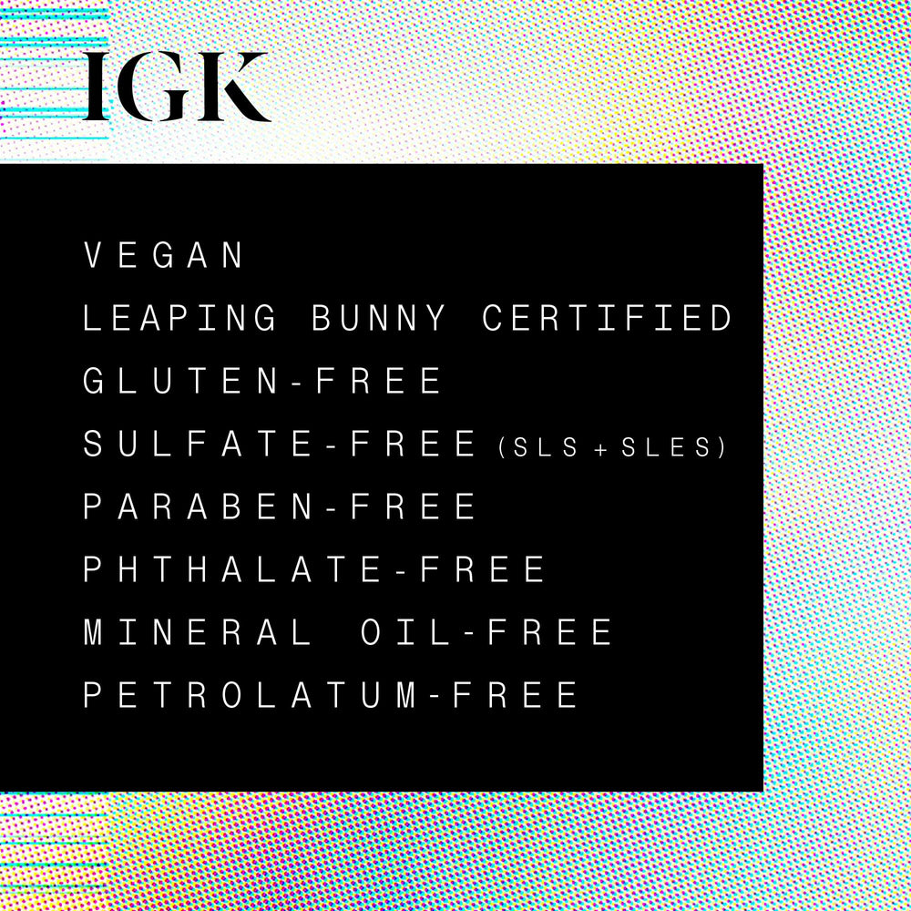 IGK Antisocial Midnight Silk close-up shine image emphasizes instant hydration and smoothing