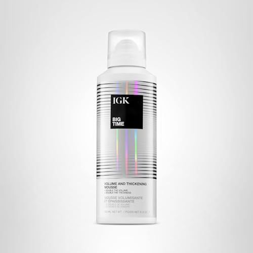 IGK BIG TIME volume mousse brand story from salon stylists.