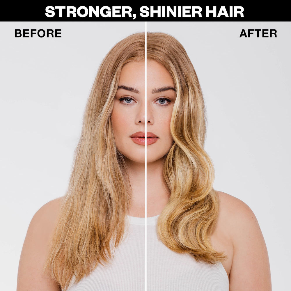 IGK biomimetic bond-building technology graphic explains stronger-looking strands