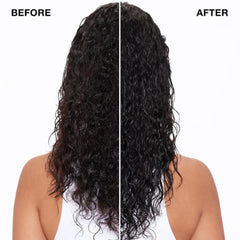 IGK Good Behavior 4-in-1 Prep Spray mist demonstrates even application for smoother blowouts.