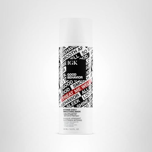 IGK Good Behavior 5oz jar display for everyday smoothing routine.