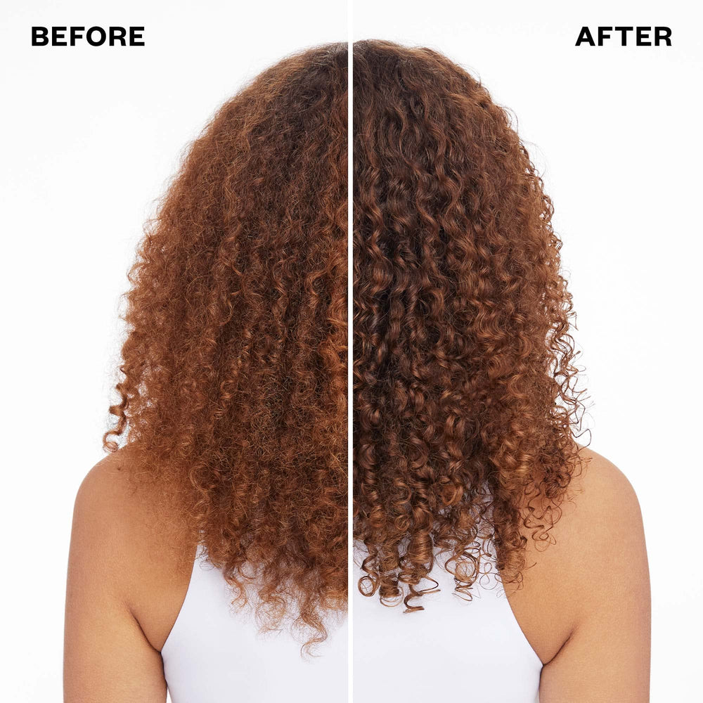 IGK Good Spin flaxseed oil close-up emphasizes slip and high shine