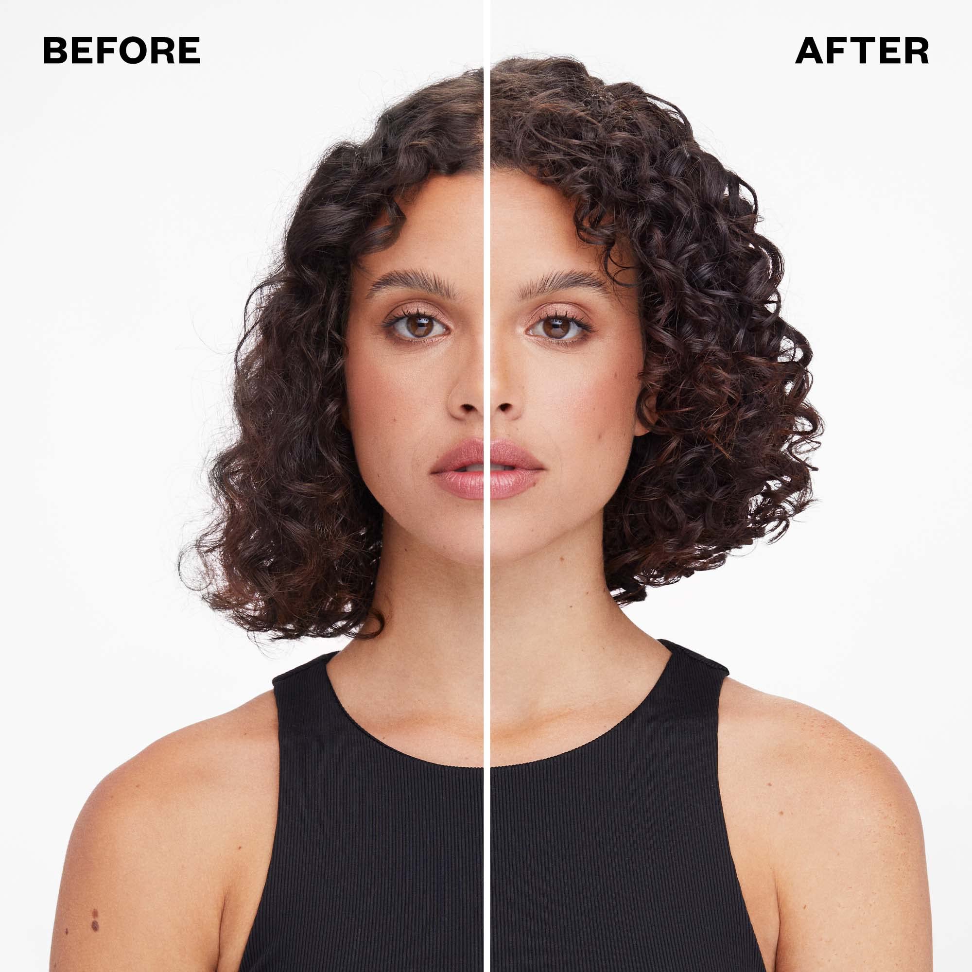 IGK Good Spin frizz-free look with hydrated, defined curls
