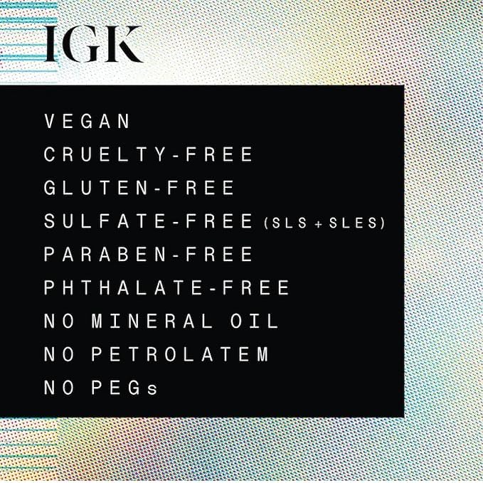 IGK Hair Treatment Set box view showcases two full-size products for home hair routine.