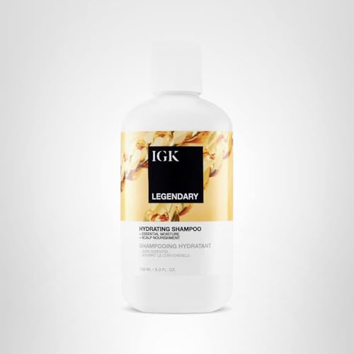 IGK Legendary Dream Hair Shampoo packaging emphasizing vegan, cruelty-free credentials