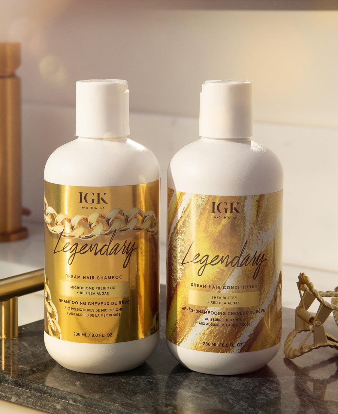IGK Legendary Dream Set packaging conveys vegan and cruelty-free credentials.
