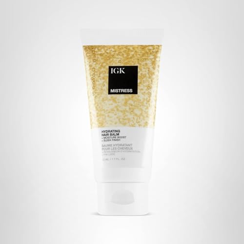 IGK Mistress brand packaging communicates salon-grade hydration in travel size.