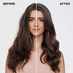 IGK Mistress silky hair finish closeup highlights shine and smoothness.
