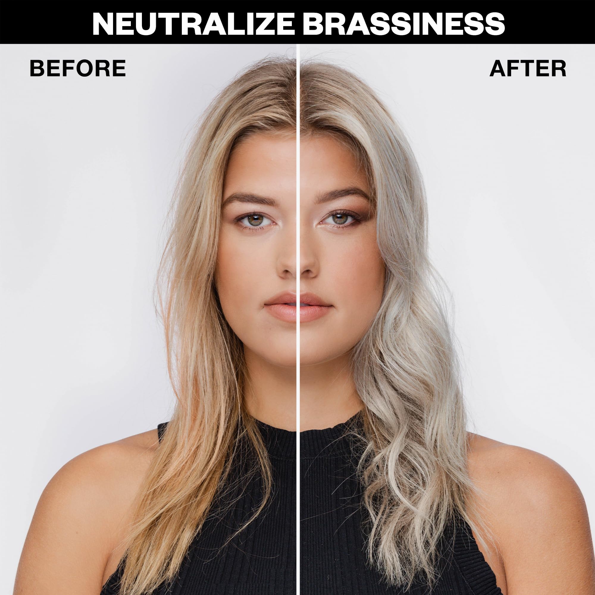 IGK Mixed Feelings brass-neutralized tone on hair for enhanced blonde brightness