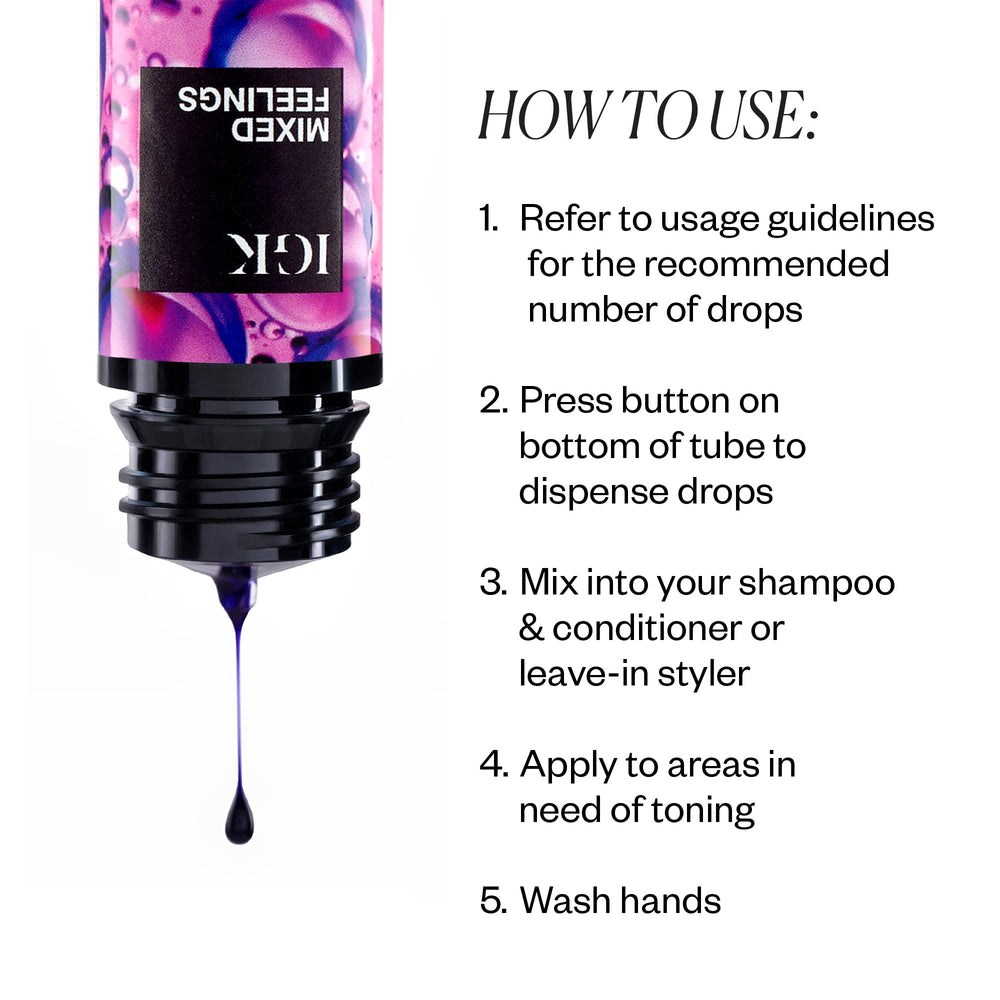 IGK Mixed Feelings dropper image for easy dosing in toning routine
