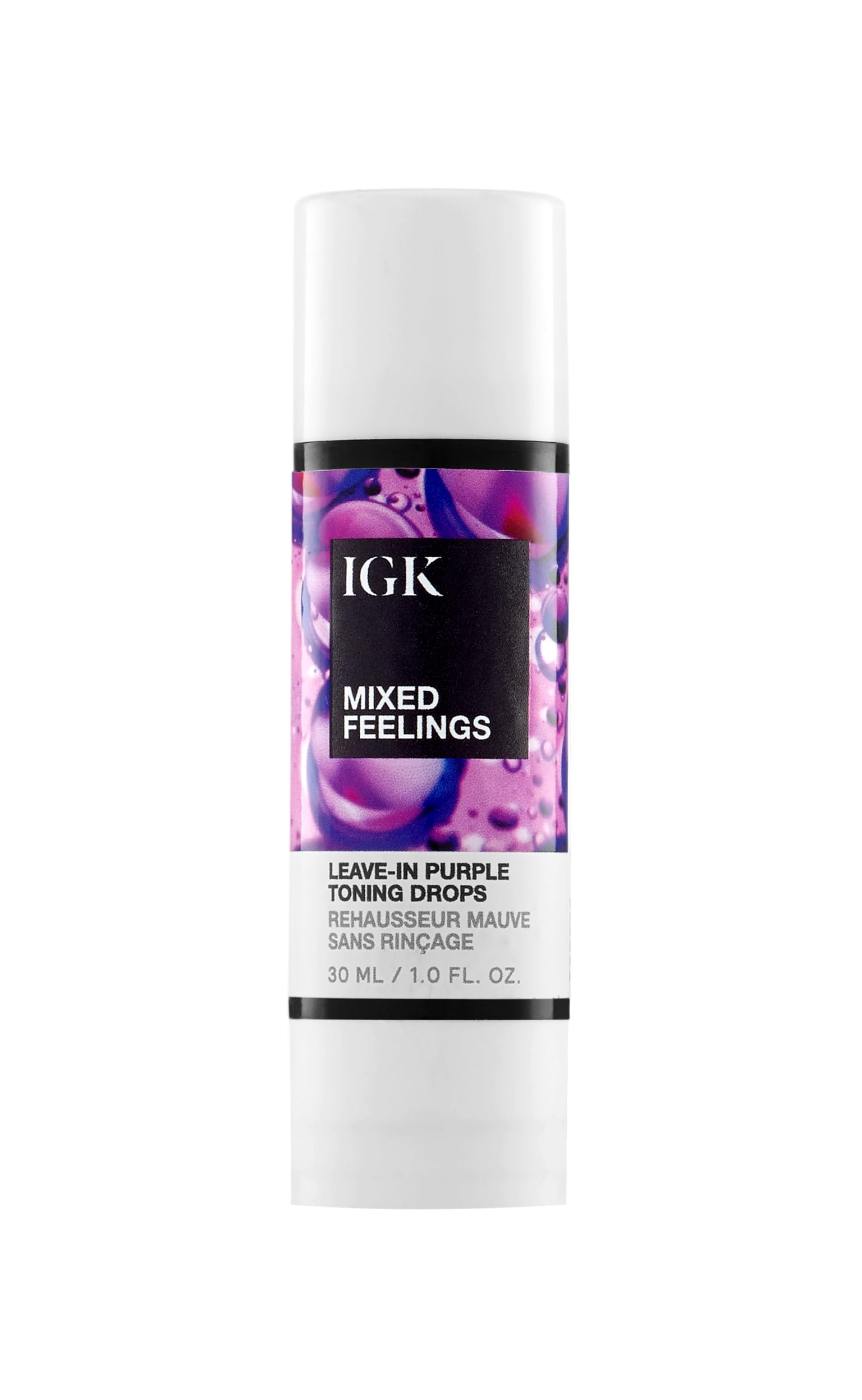 IGK Mixed Feelings bottle dispensing tone drops for customizable color results