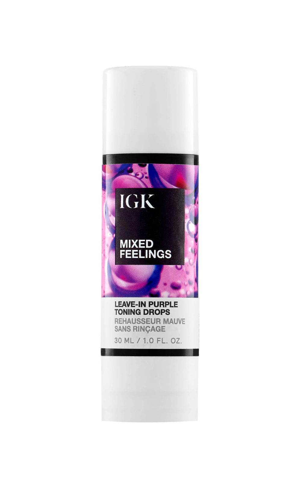 IGK Mixed Feelings bottle dispensing tone drops for customizable color results