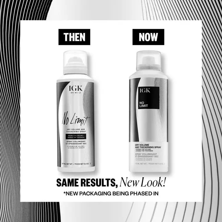IGK NO LIMIT mist-application demonstrates even spray for buildable volume.
