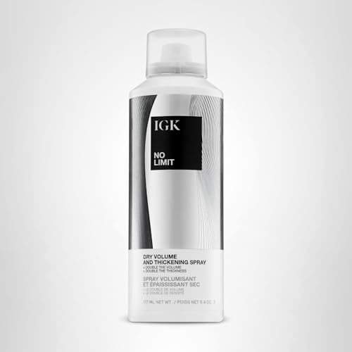 IGK NO LIMIT vegan and cruelty-free spray for conscious styling.