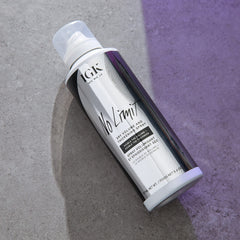 IGK NO LIMIT volume-hair shot reveals lift from roots to ends.