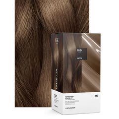 IGK 7N Latte swatches displaying rich brown tones for gray coverage