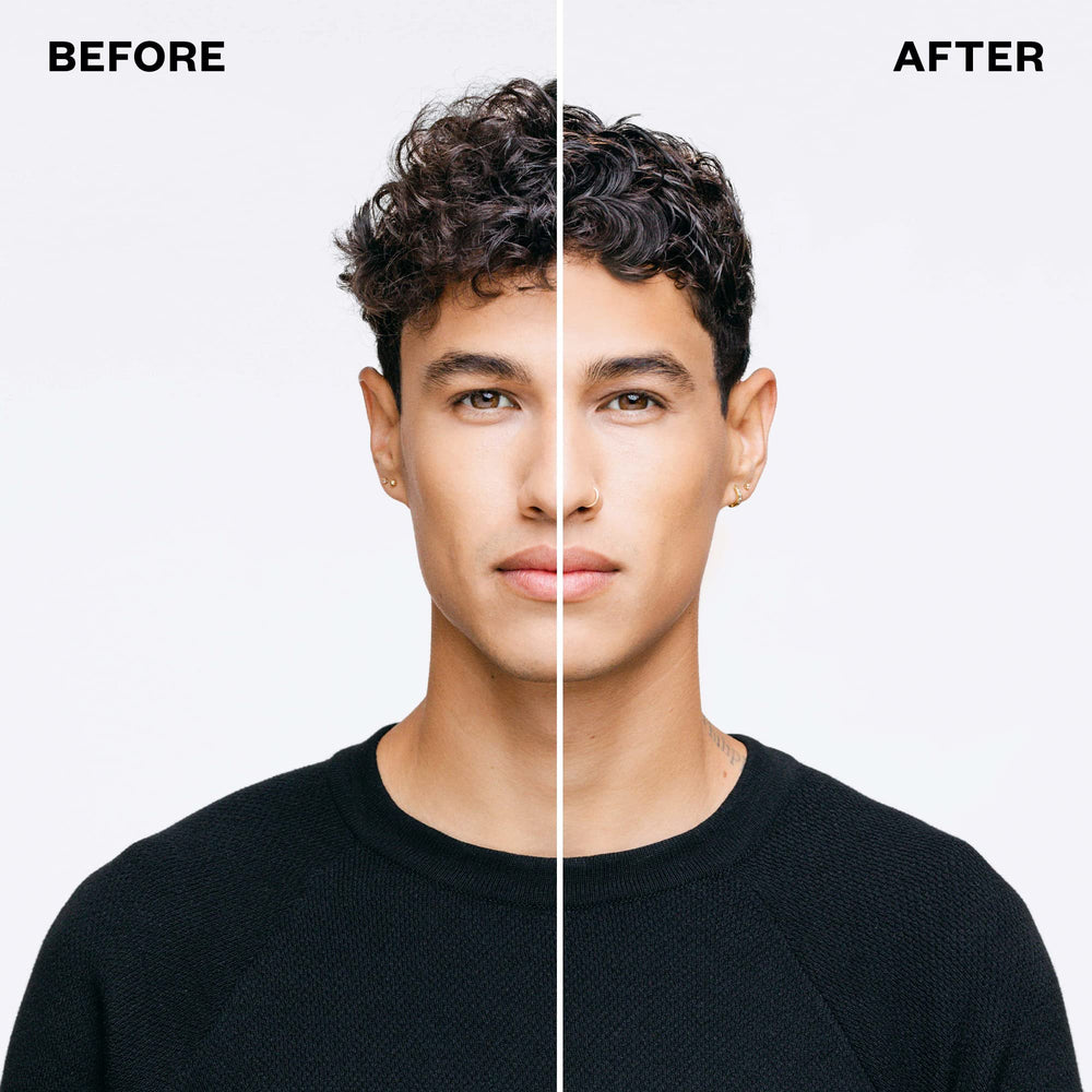 IGK Rich Kid travel gel showing curl definition without crunch.
