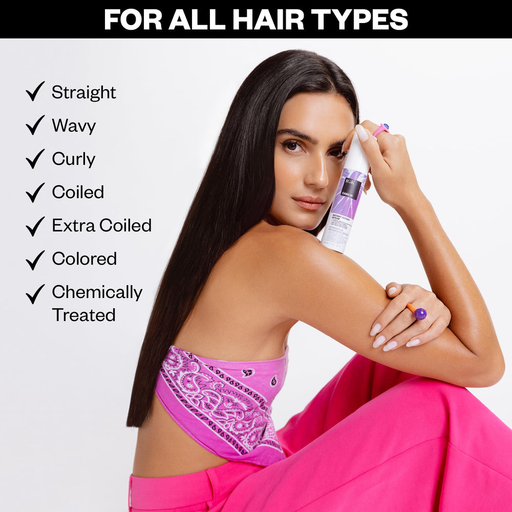 IGK silicone-free formula emphasizes lightweight hydration without heavy residue