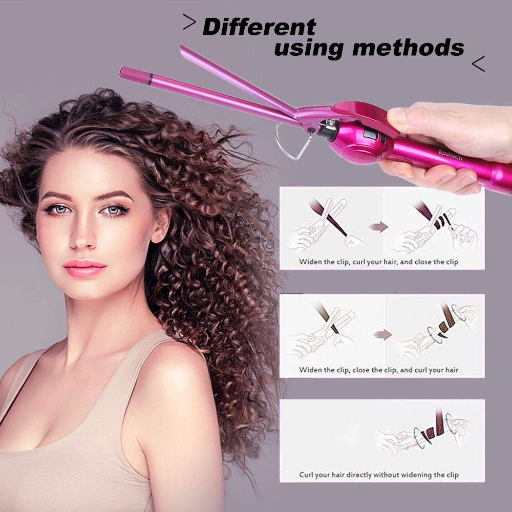 iGutech anti-scald bracket keeps the curling iron safely positioned during use.