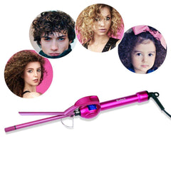 igutech curling iron LCD temperature display helps precise styling