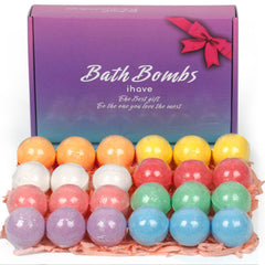 iHave Bath Bombs lemon scent deliver bright fizz for a refreshing soak