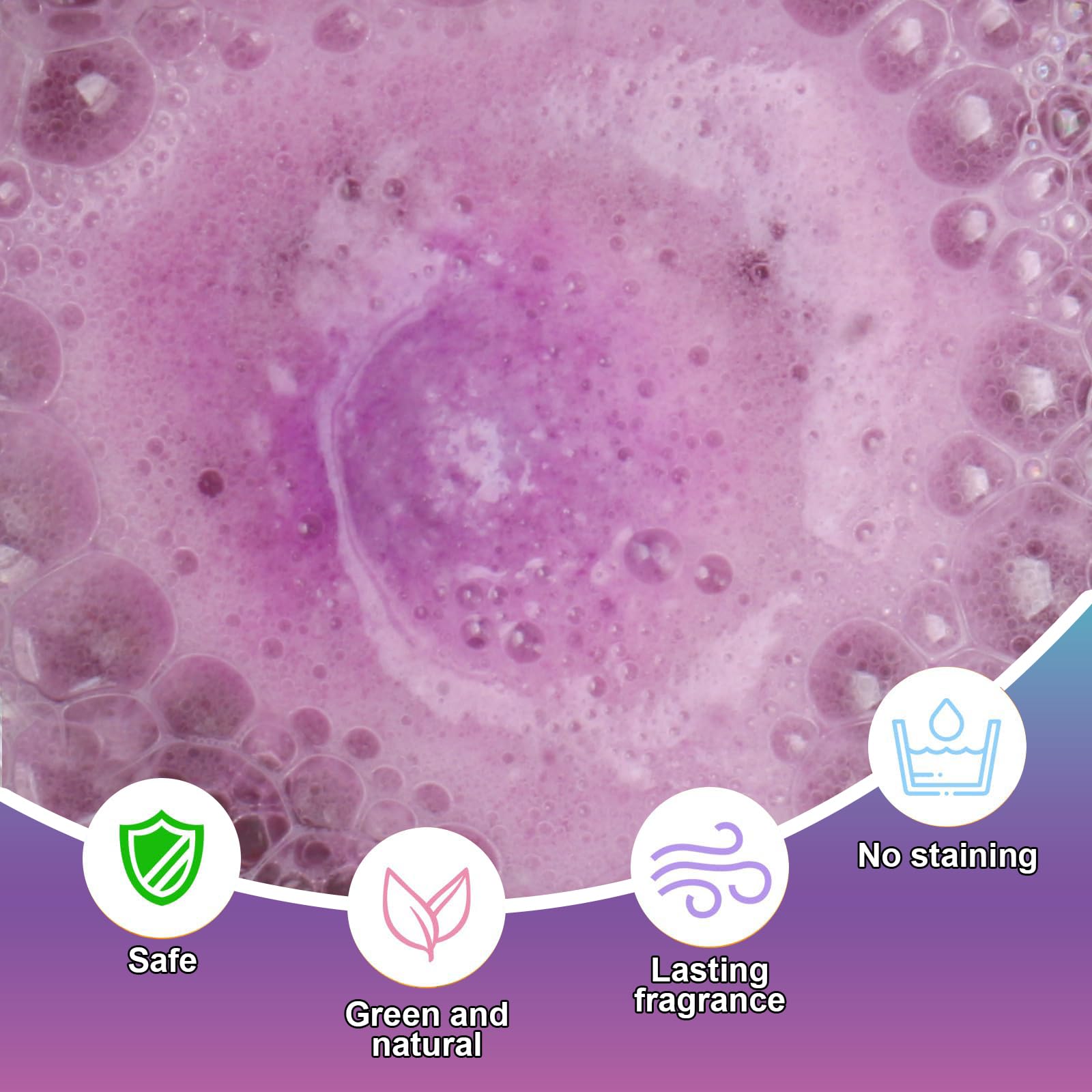 iHave Bath Bombs vanilla scent bring warm aroma and creamy foam
