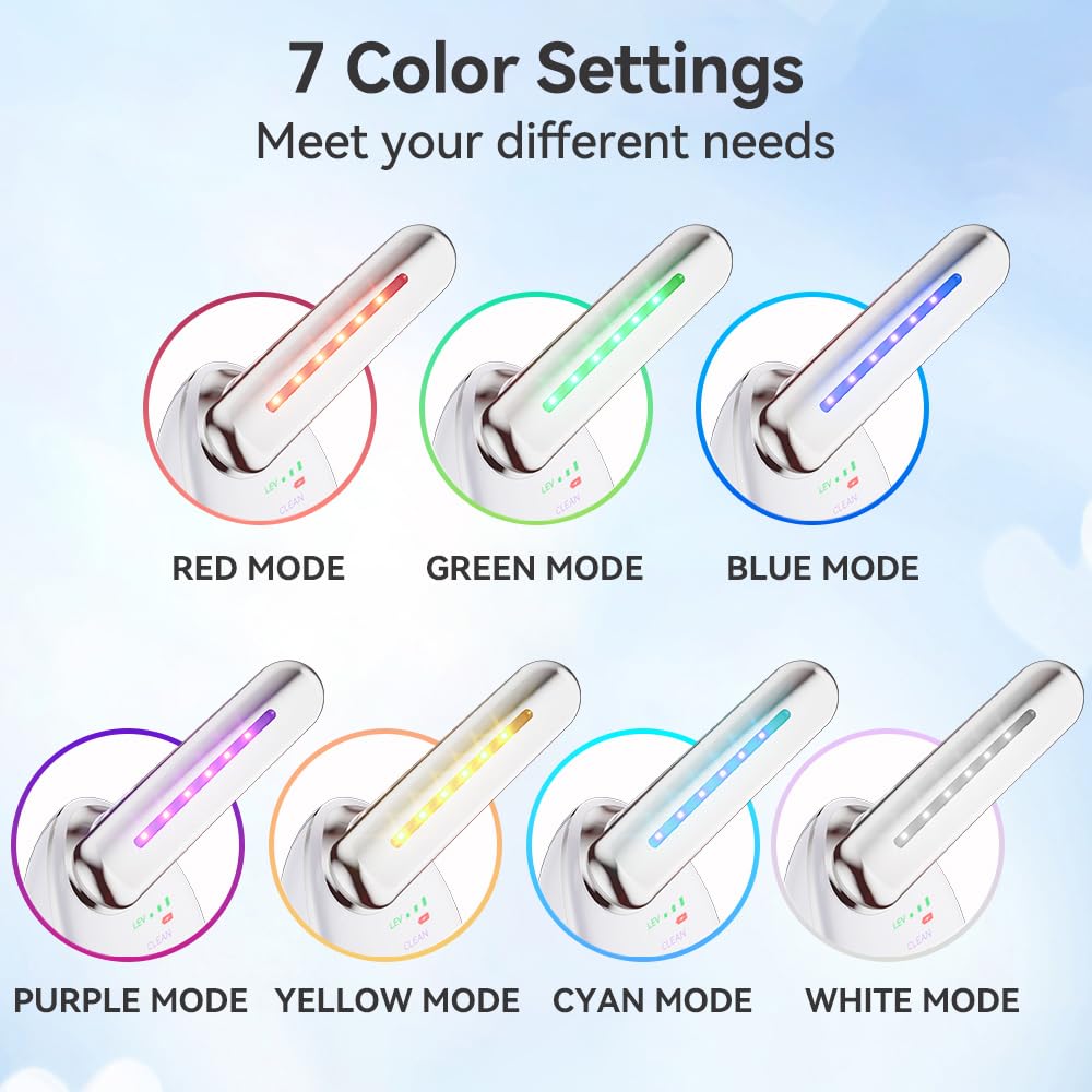 Ihelol face massager handheld demonstrates sculpting and skincare support during routine.