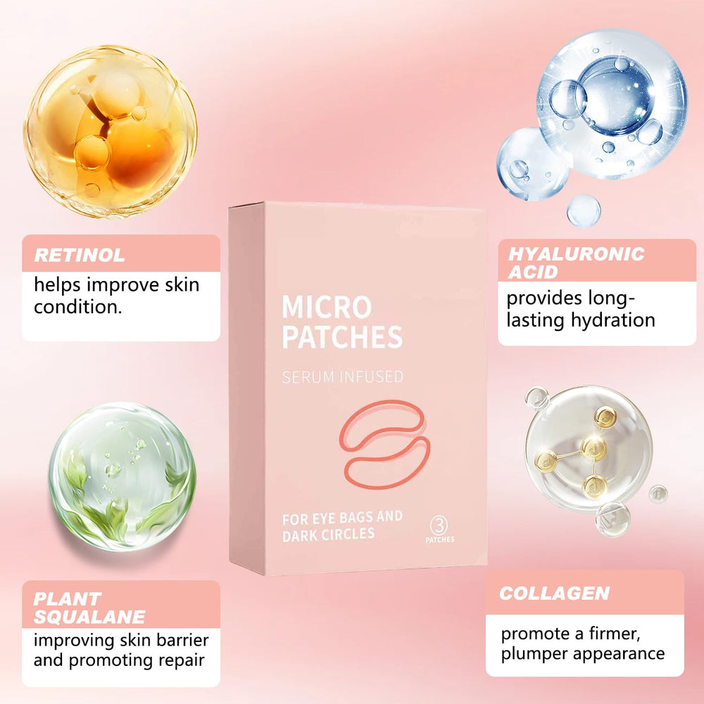 Iiglitch Micro Eye Patches on forehead lines for a smoother-looking area