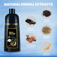 IIIMEIDU hair dye shampoo adds soft shine and manageable hair