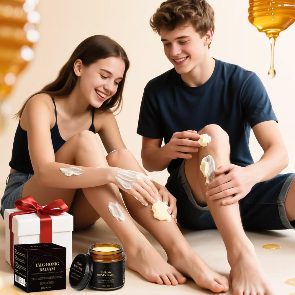 IIIMEIDU natural ingredients honey and tallow highlight gentle, non-irritating skincare.