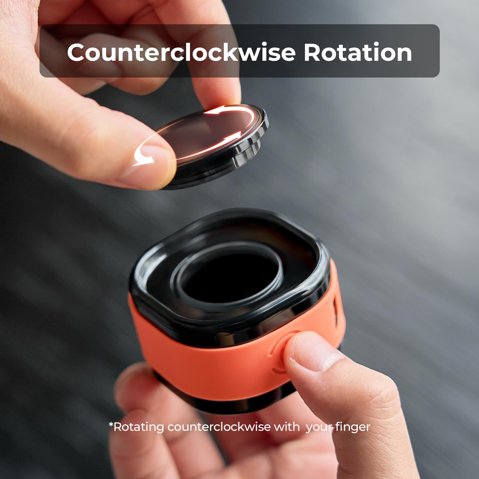 IKAPE espresso tamper sleek minimalist design complements a modern coffee setup.