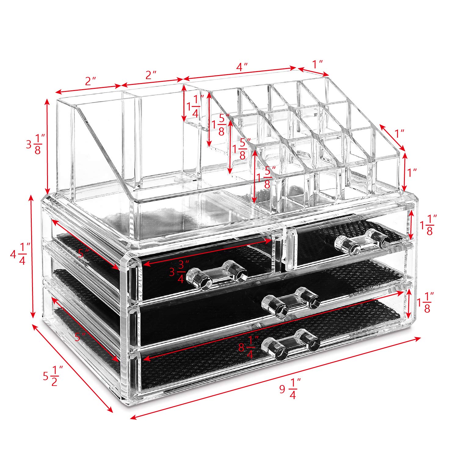 Ikee Design drawers with mesh padding protect items during storage