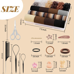 IKOCO hair bands and clips assortment for versatile toddler styling.