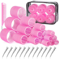 IKOCO hair rollers full set with clips enables versatile styling for all hair lengths