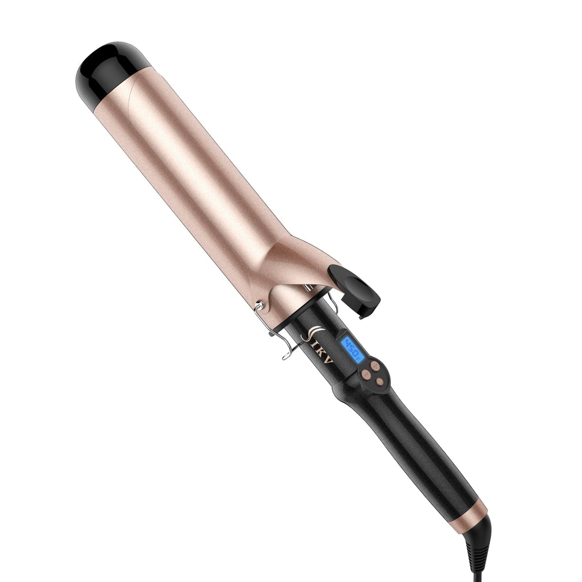 IKV 2inch curling iron long hair barrel delivering smooth waves with minimal snagging