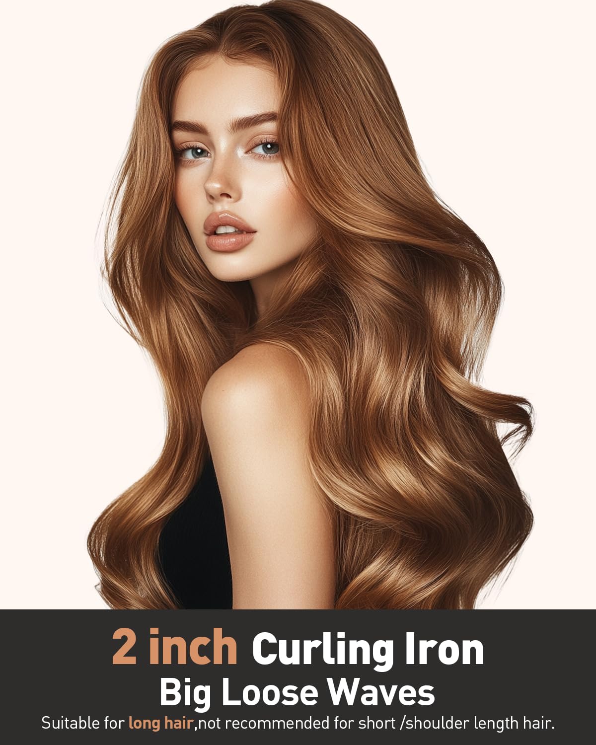 IKV curling iron ceramic-tourmaline coating for even heat and frizz control