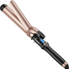 IKV curling iron with extra long barrel for faster full curls