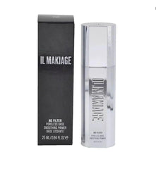 Il Makiage No Filter Poreless Base bottle shows pore-minimized matte finish for all-day wear