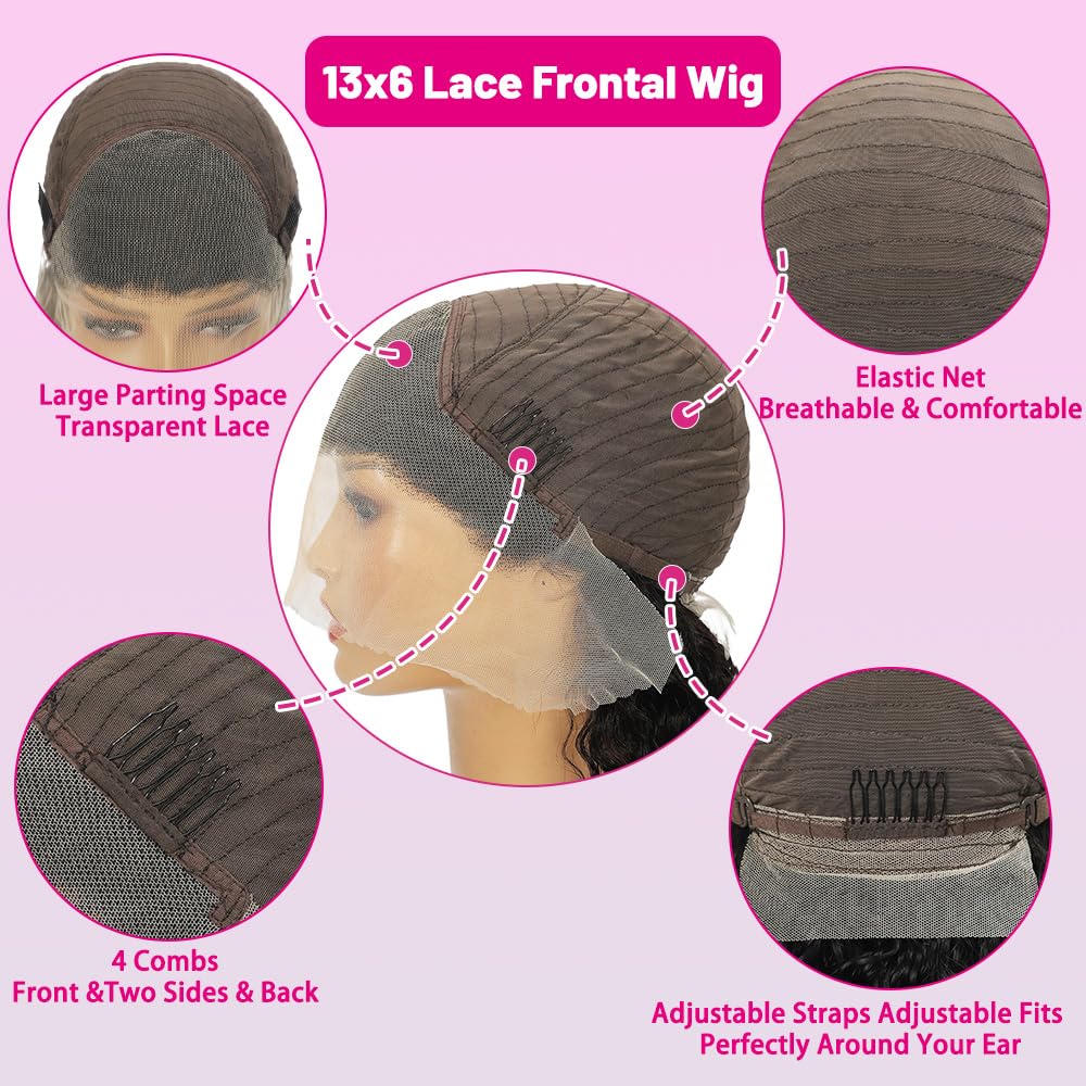 ILHILH 99J Burgundy 26-inch glueless wig affords easy, secure all-day wear.