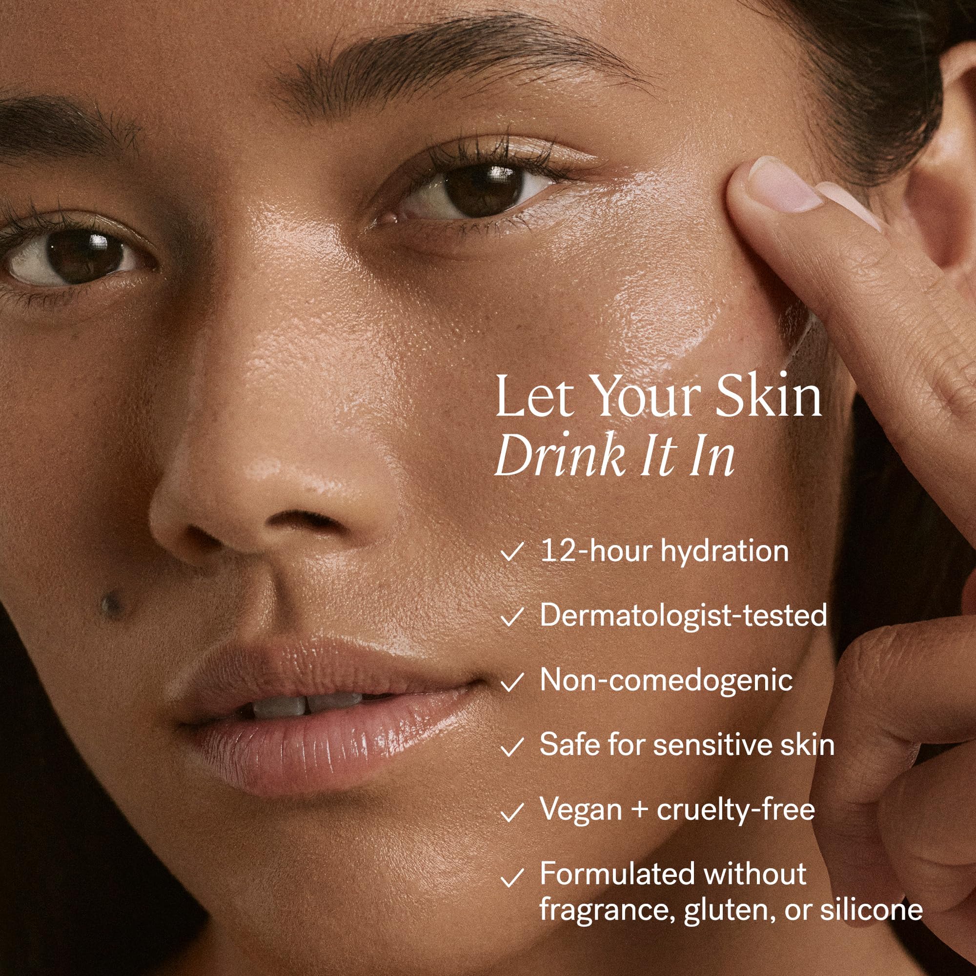 ILIA Base Face Milk Essence dispenser demonstrates controlled, small-dose hydration.