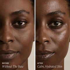 ILIA Base Face Milk Essence swatch reveals smooth, sheer finish.