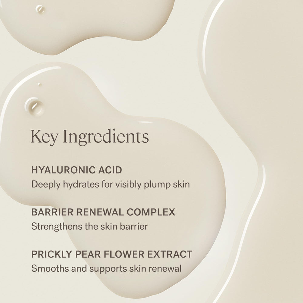 ILIA Base Face Milk Essence wet-to-dry transition shows fast absorption.
