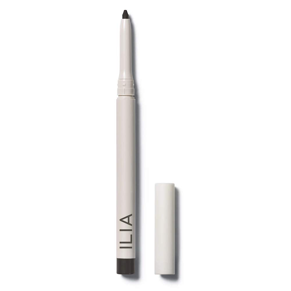 ILIA Clean Line Gel Liner Twilight Black swatch for precise, blendable smoky eyes