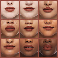 ILIA Marsala lipstick creamy-finish close-up highlighting velvet texture and uniform coverage