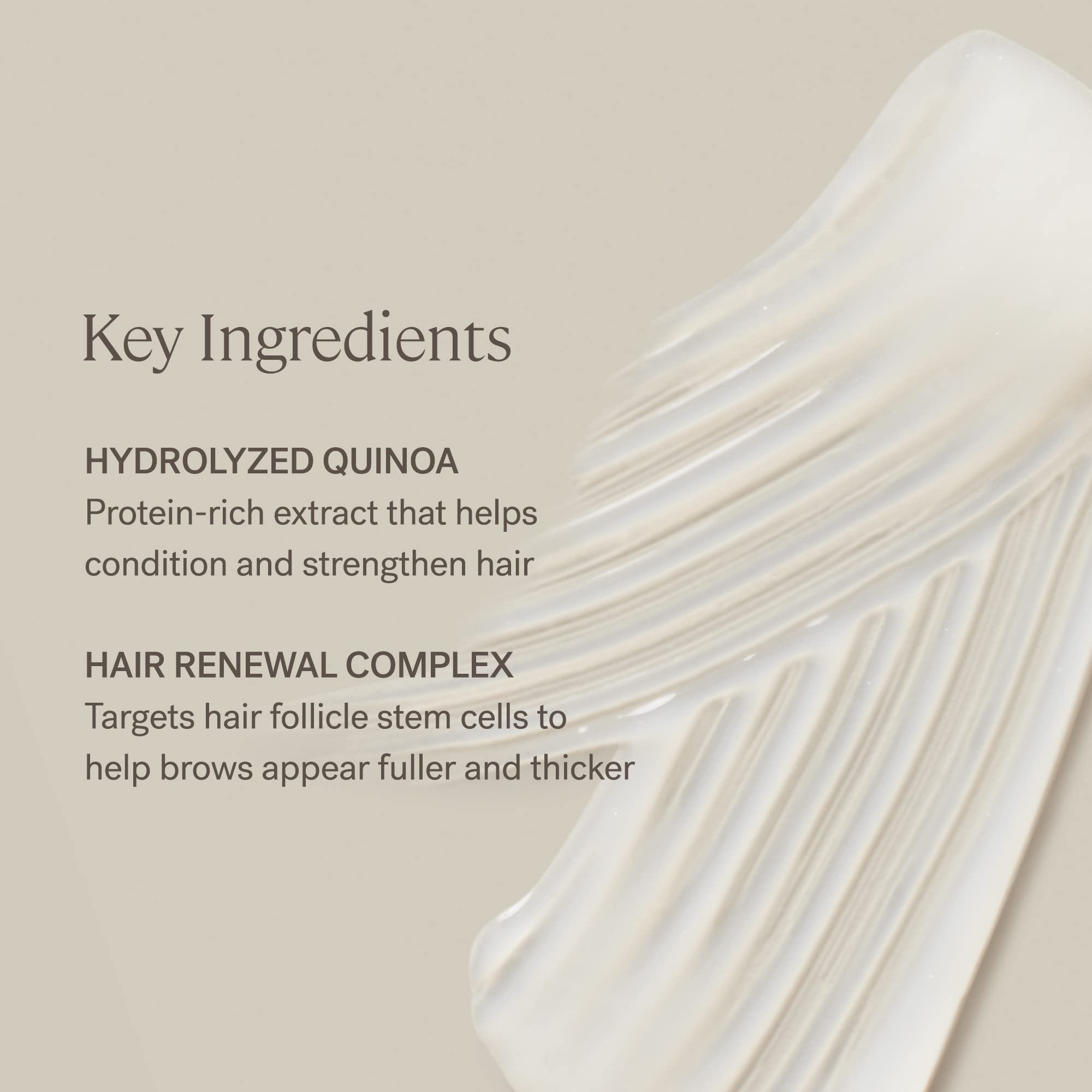 ILIA Hair Renewal Complex with hydrolyzed quinoa brow visual